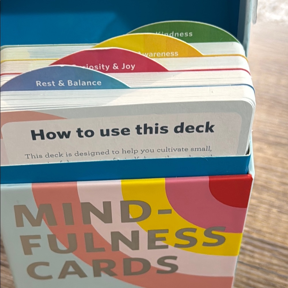 Chronicle Books Mindfulness Cards - Picture 3 of 7